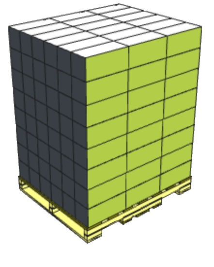 Illustration of Cape Pack pallet