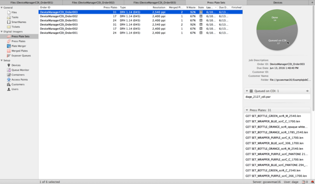 screenshot of a desktop using device manager in automation engine