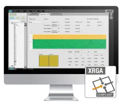 Photo of monitor showing AVT SpectraLab