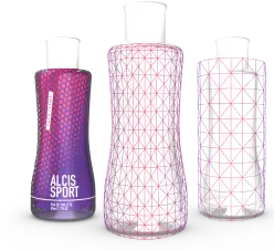 Bottle designs of Alcis