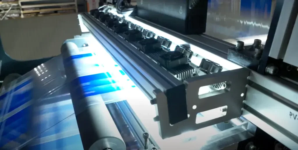 Photo of inside print machinery using AVT Argus Turbo HD