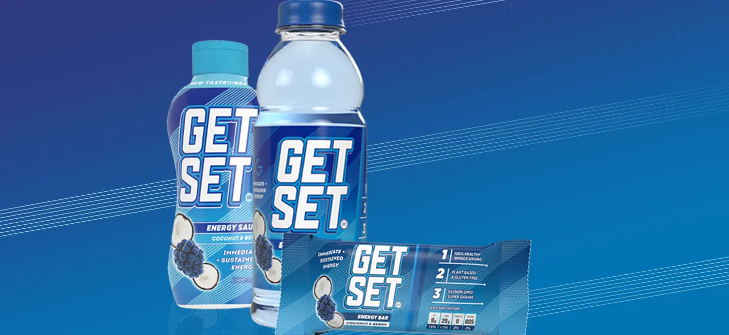 3D renders of GetSet product packaging