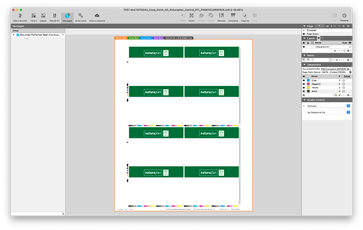 ArtPro+ UX Page Color Profile